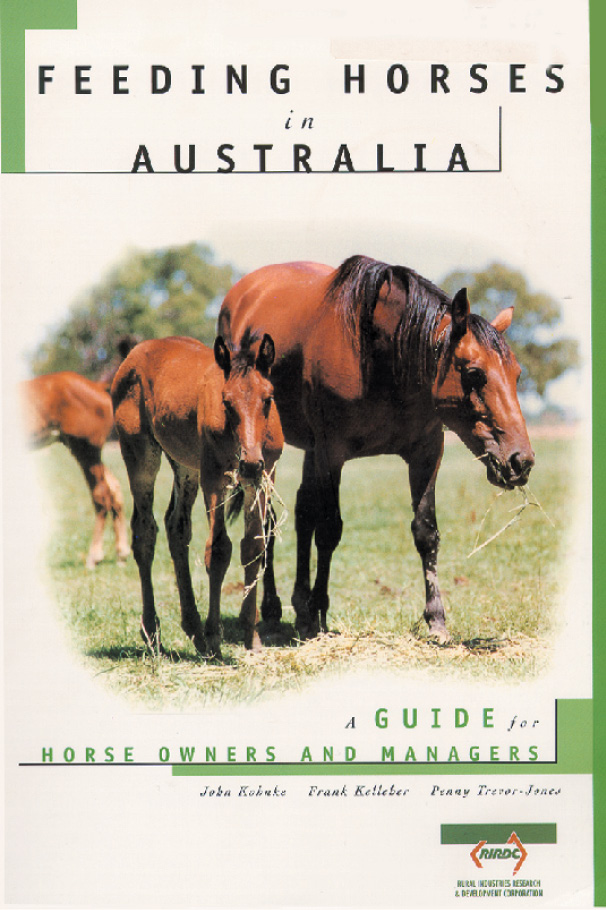 Feeding Horses in Australia a guide for owners and managers