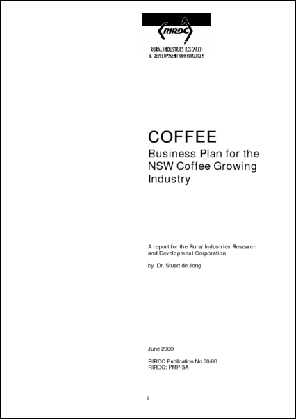 business plan for coffee farming