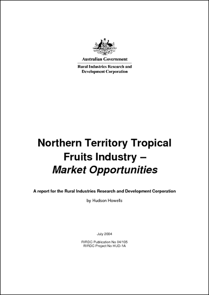 N.T. Tropical Fruits Industry Market Opportunities - image