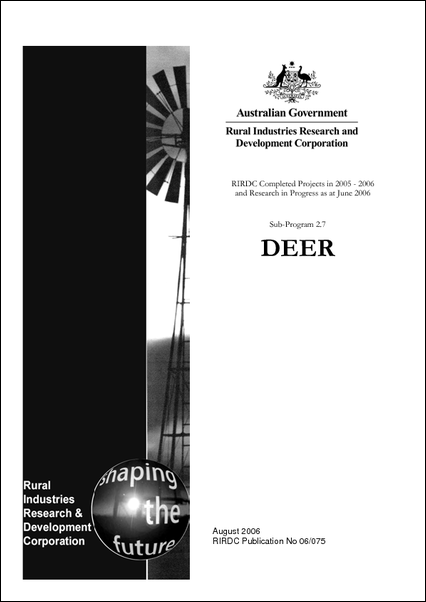 Research in Progress - Deer 2005-2006 - image