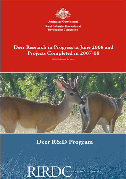 Research in Progress - Deer  2007-2008 - image