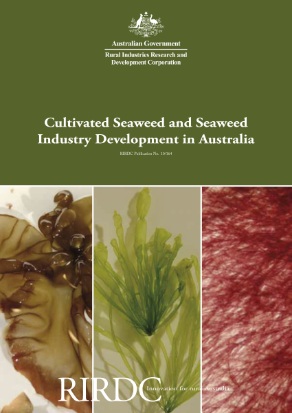 Cultivated Seaweed and Seaweed Industry Development in Australia ...