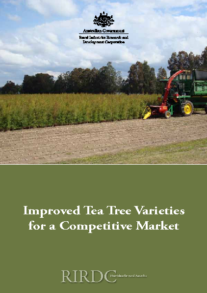 Improved Tea Tree Varieties for a Competitive Market | AgriFutures ...