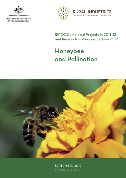 Research in Progress 2011-2012 – Honeybee and Pollination | AgriFutures ...