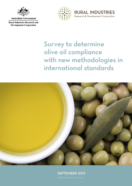 Survey to determine olive oil compliance with new methodologies in ...