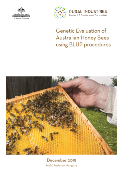 Genetic Evaluation Of Australian Honey Bees Using Blup Procedures Agrifutures Australia 4679