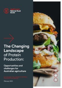 The Changing Landscape of Protein Production: Opportunities and challenges for Australian agriculture