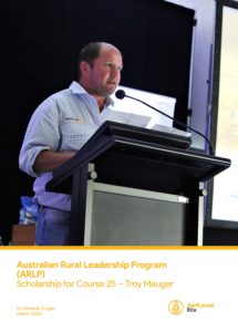 Australian Rural Leadership Program (ARLP) Scholarship for Course 25 – Troy Mauger - image