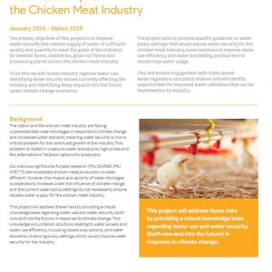 Water Security for the Chicken Meat Industry_Summary_Image