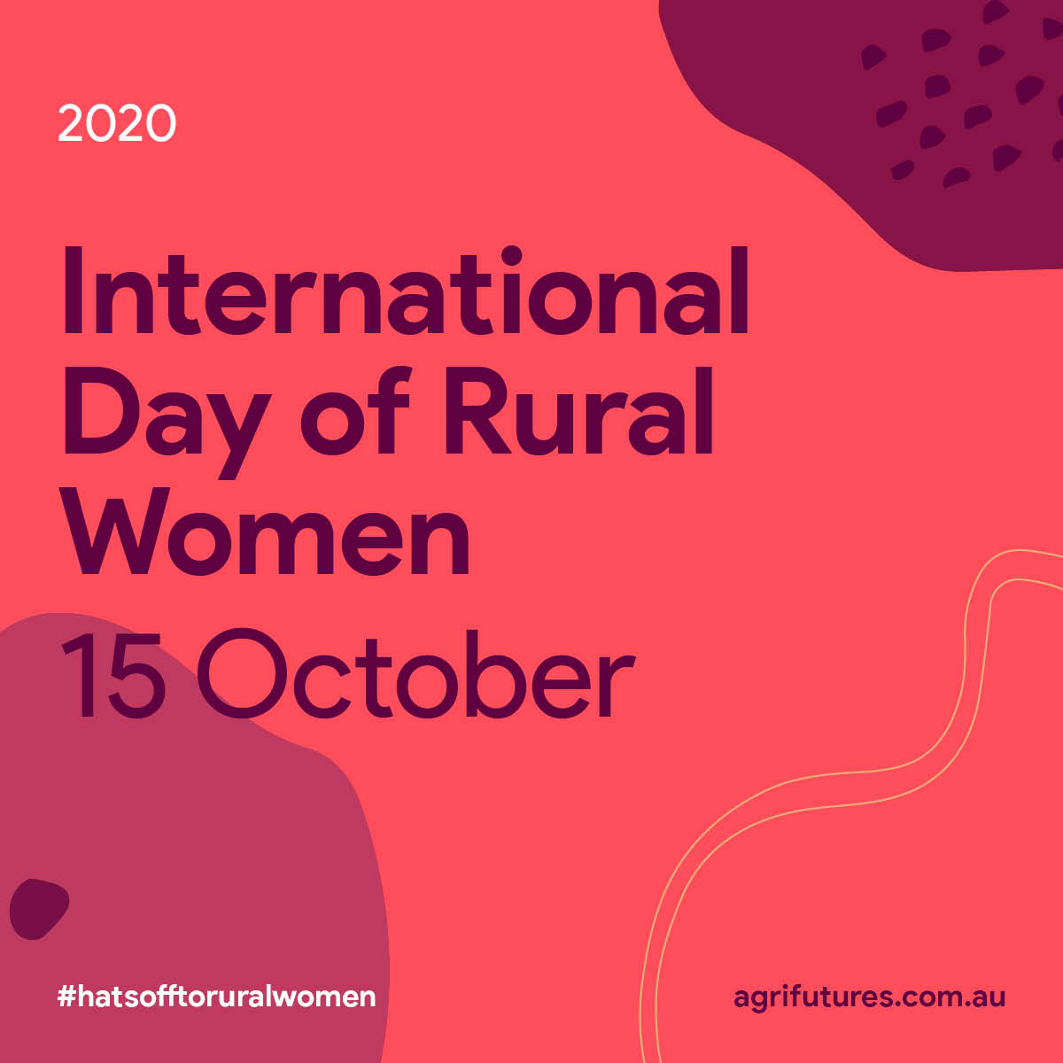 International Day of Rural Women graphic