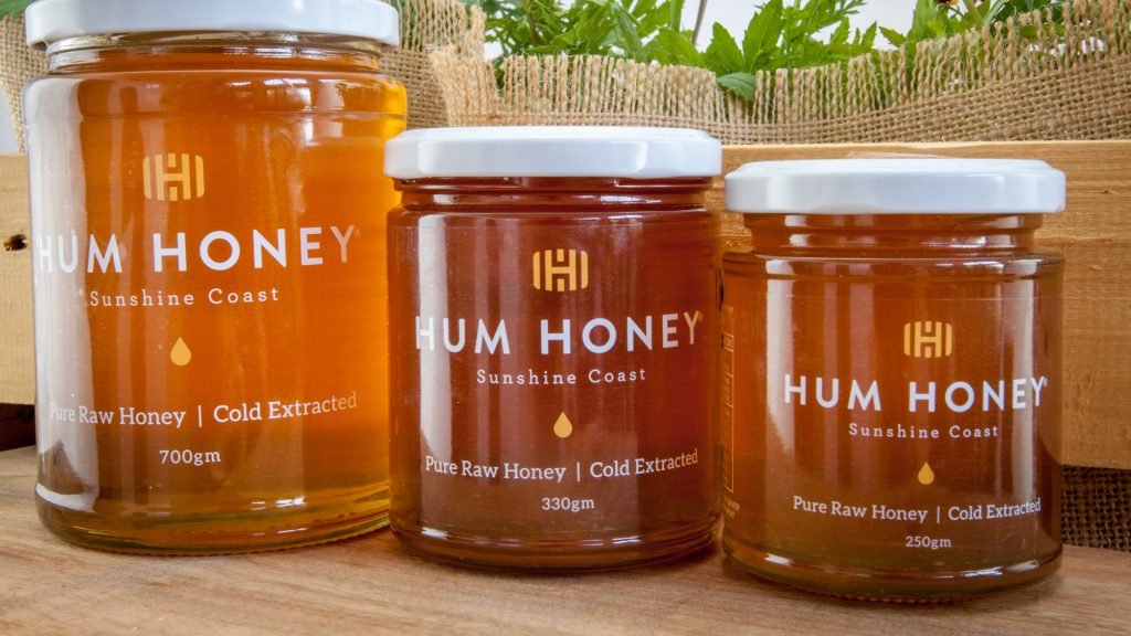 Honey jars from Hum Honey