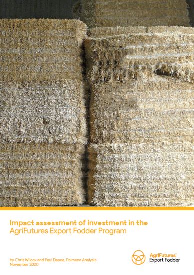 Impact assessment of investment in the AgriFutures Export Fodder Program - image