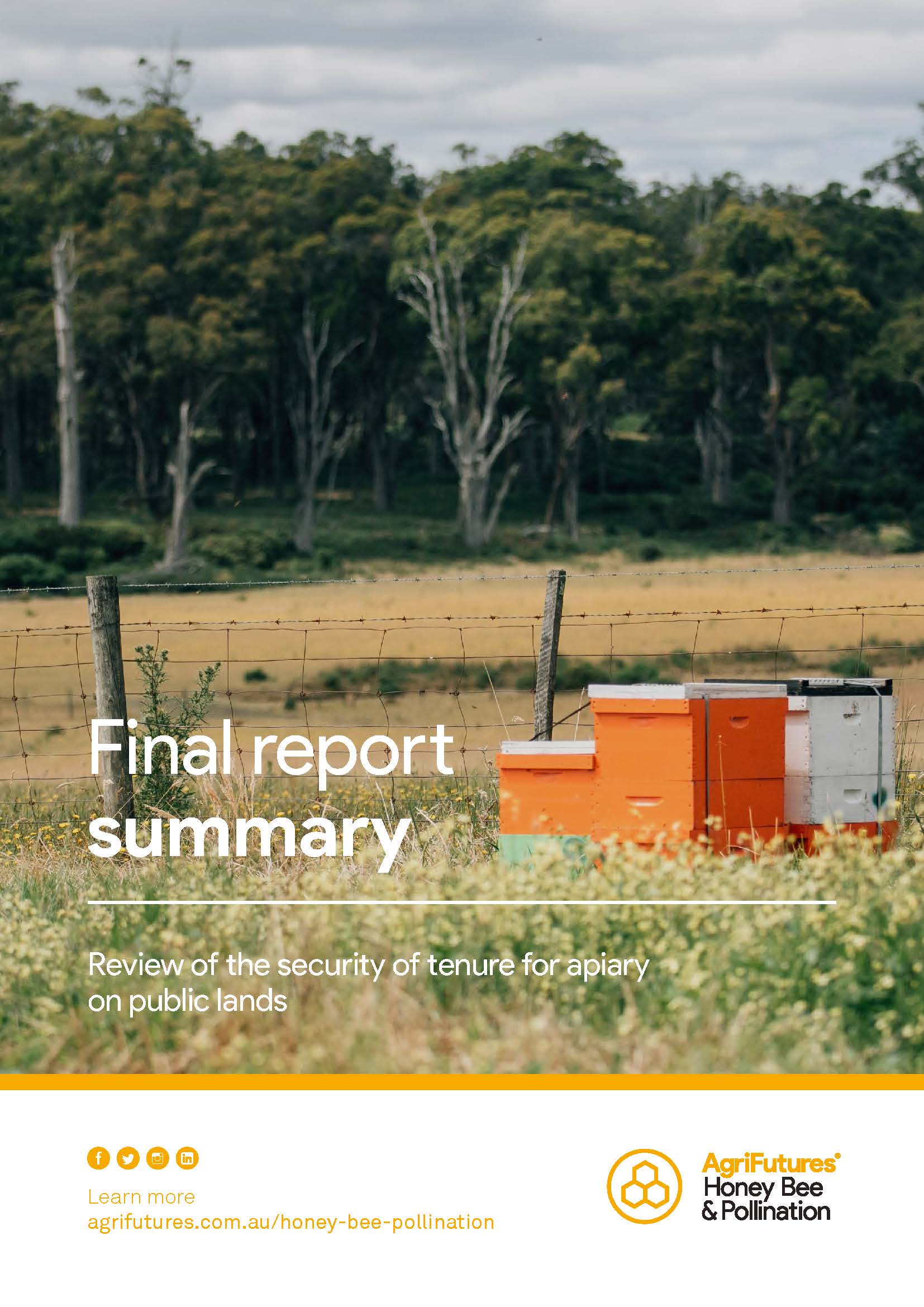Final report summary: Review of the security of tenure for apiary on public lands - image