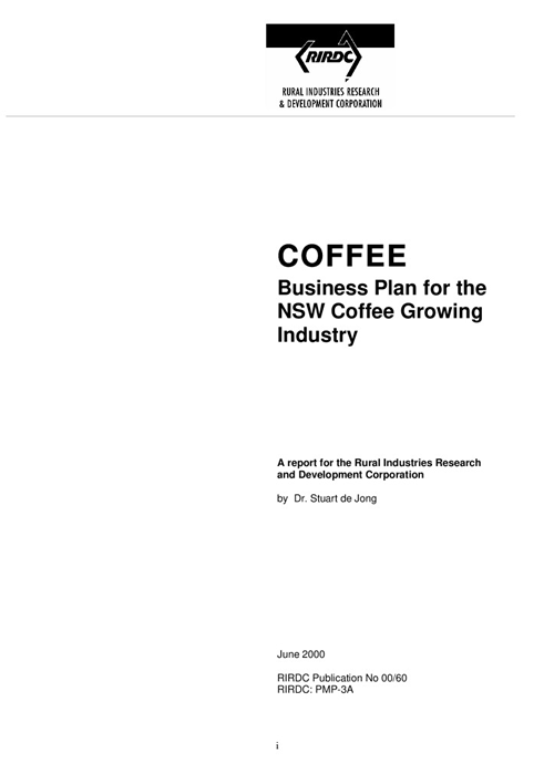 coffee growing business plan