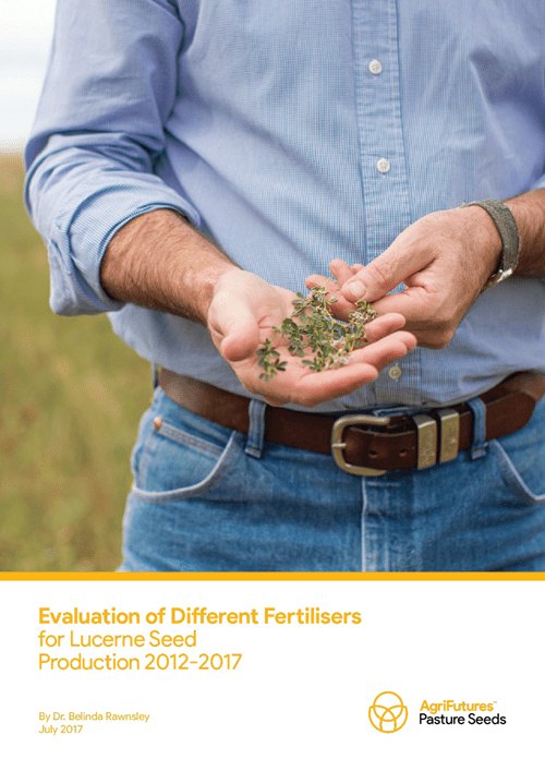 Evaluation of Different Fertilisers for Lucerne Seed Production 2012-2017 - image